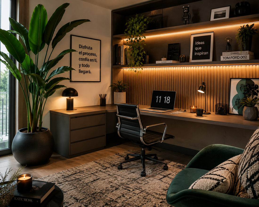 Cómo crear un espacio en casa para estudiar y trabajar que inspire bienestar y creatividad