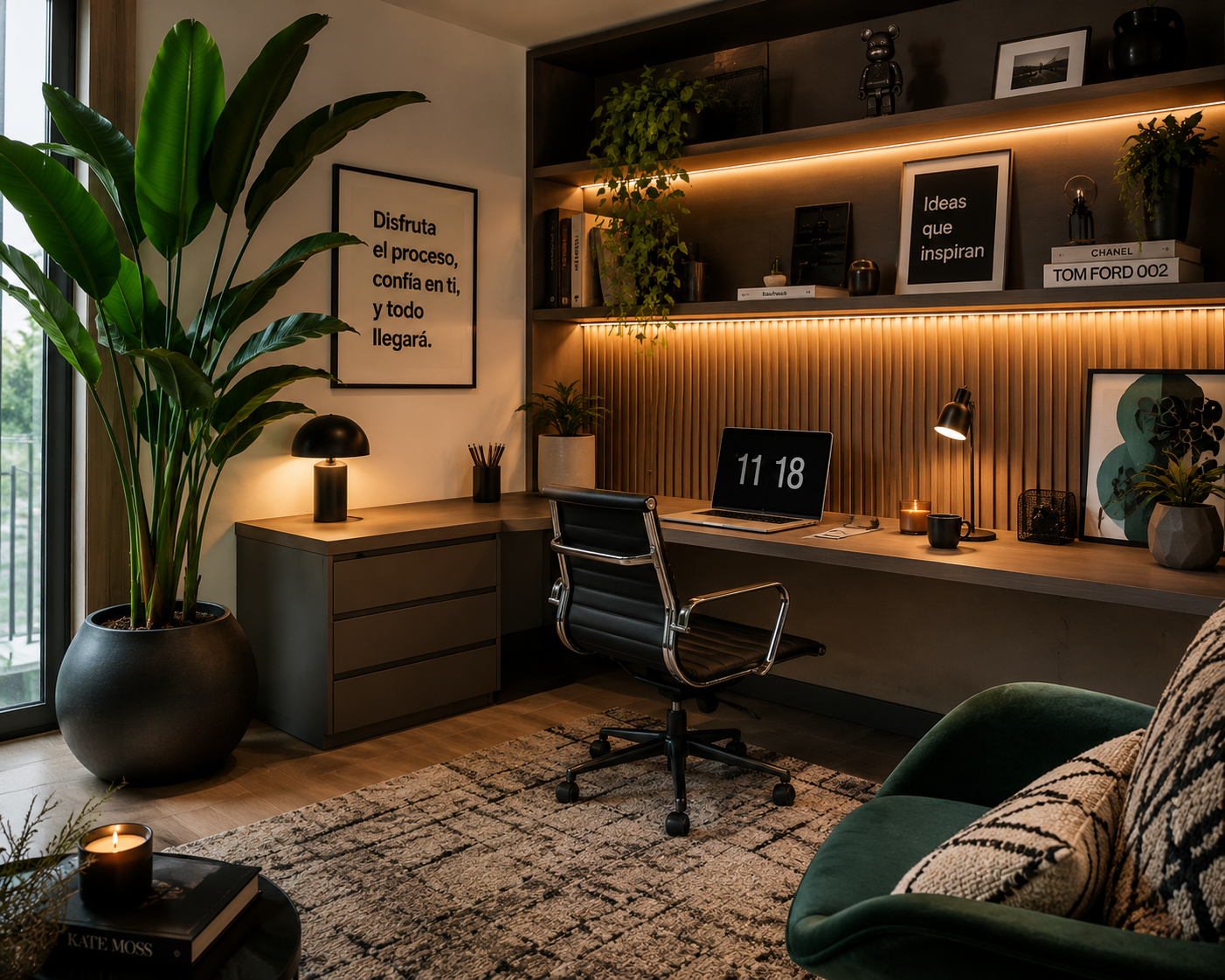 Cómo crear un espacio en casa para estudiar y trabajar que inspire bienestar y creatividad
