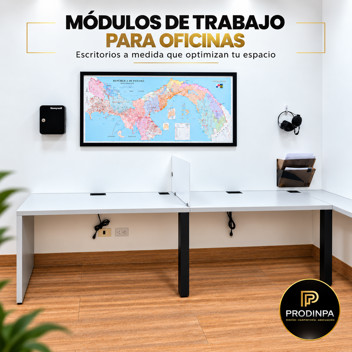 Módulos de trabajo para oficinas