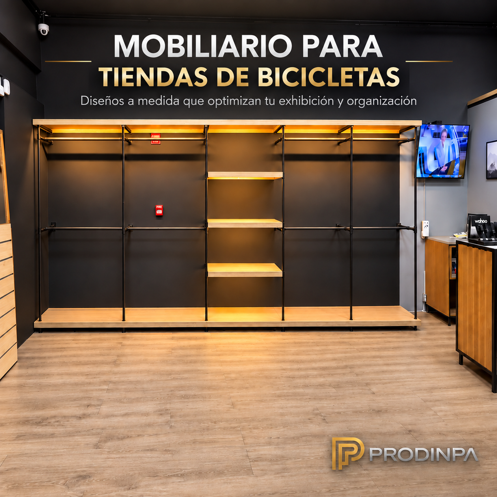 Mobiliario a medida para Tienda de Bicicletas