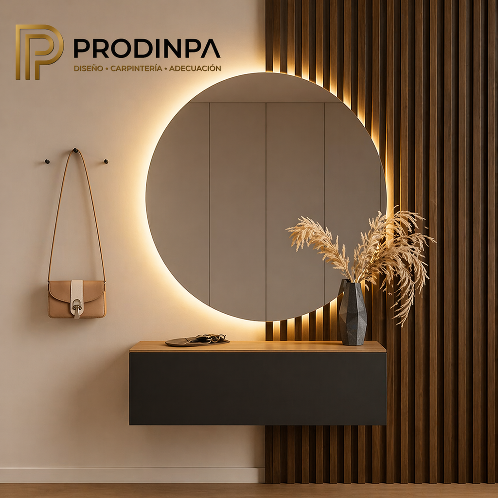 Espejos Decorativos con Diseño a Medida e Iluminación LED