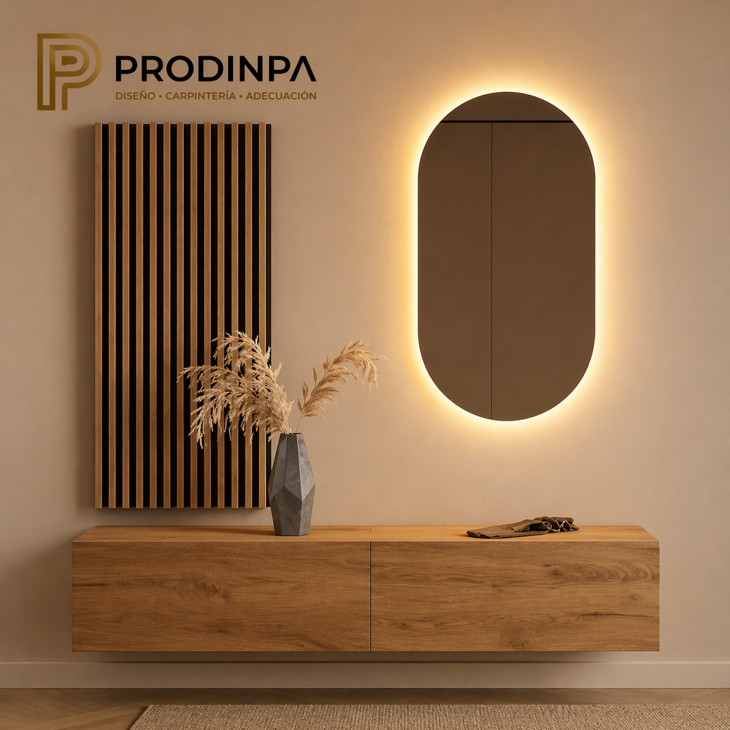 Espejos Decorativos con Diseño a Medida e Iluminación LED