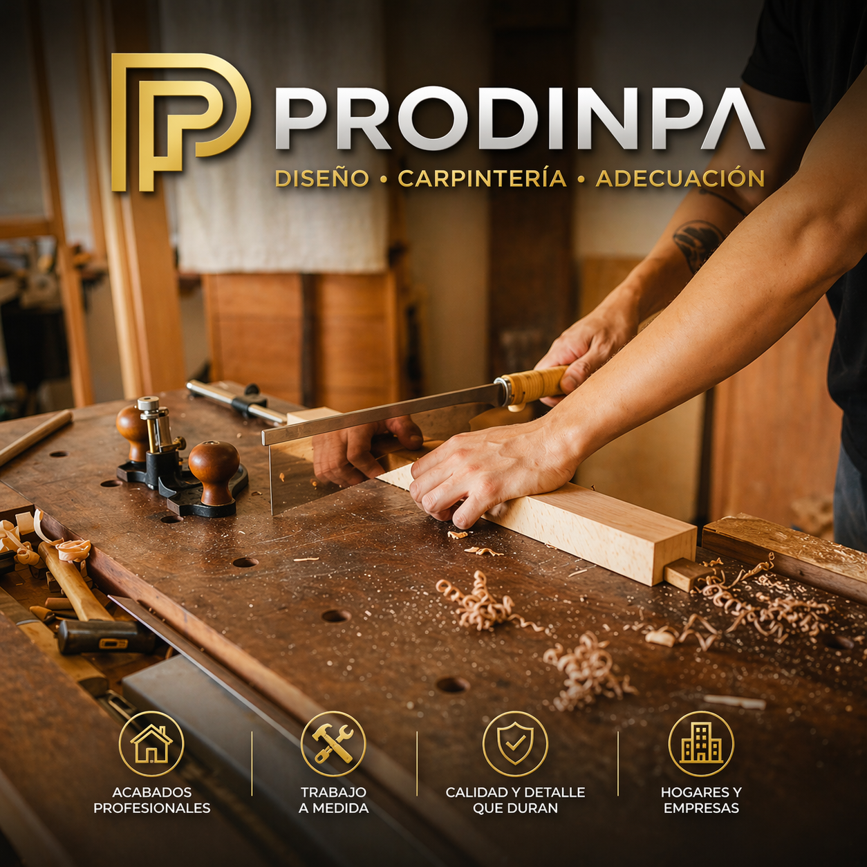 Servicio de Carpintería Profesional a Medida para Hogares y Empresas