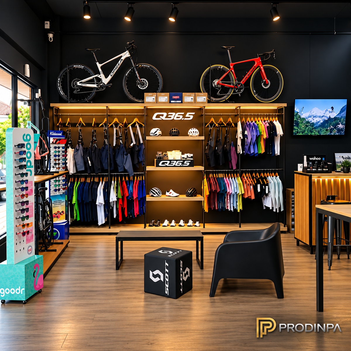 Mobiliario a medida para Tienda de Bicicletas