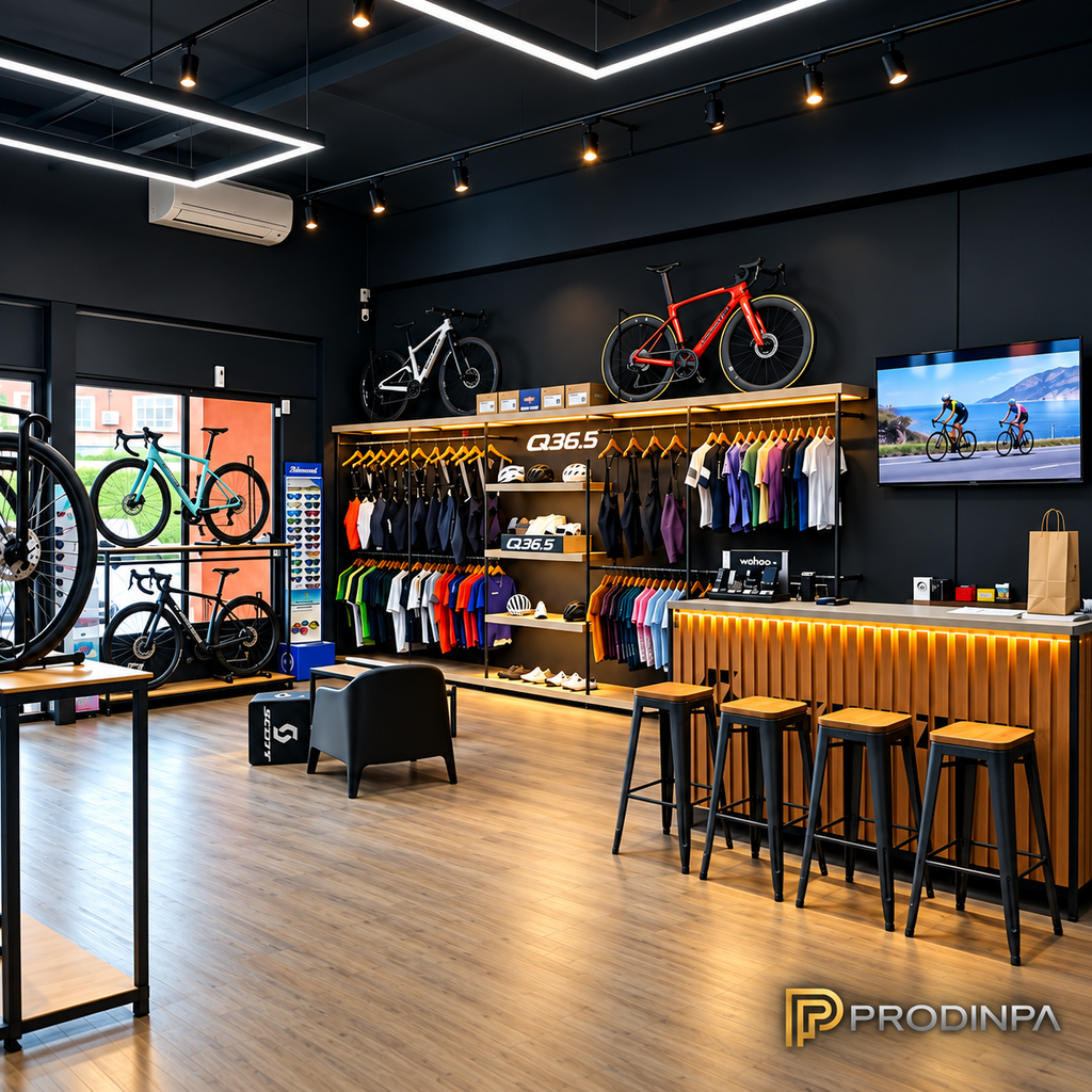 Mobiliario a medida para Tienda de Bicicletas