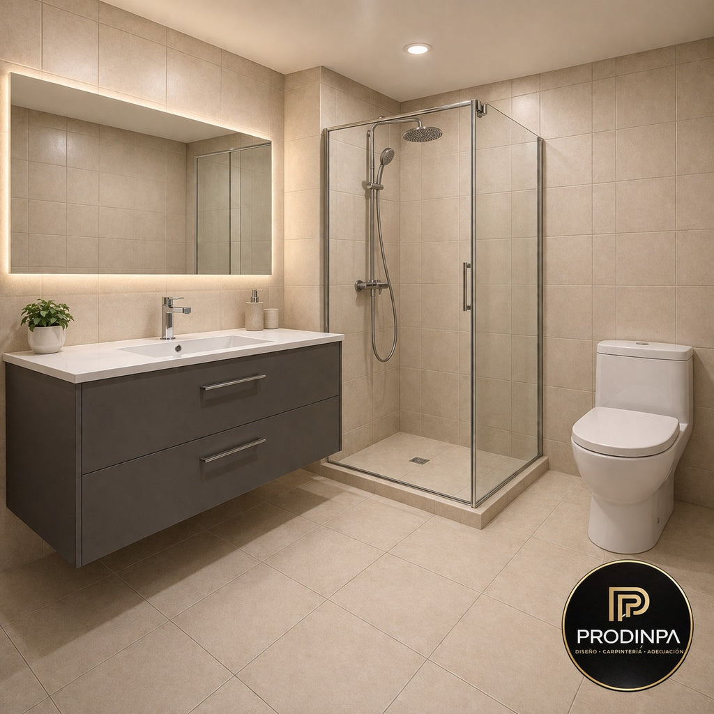 BAÑOS -Adecuamos el espacio y los detalles